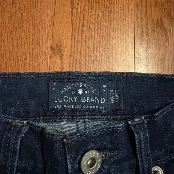 Lucky Brand Indigo Denim Bootcut Jeans. Size 00 - waist 24” - Picture 2 of 7